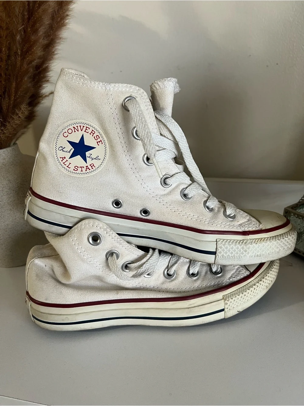 Converse Chuck Taylor All Star White High Top Sneakers